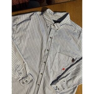 Forge FR Flame Resistant Work Shirt Mens 2XLT NFPA 2112‎ CAT 2 Cotton